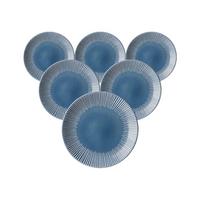 DESSERTTELLER Banda Blau ø 21 cm 6er Set - Blau, Keramik (21cm) - Ritzenhoff Breker