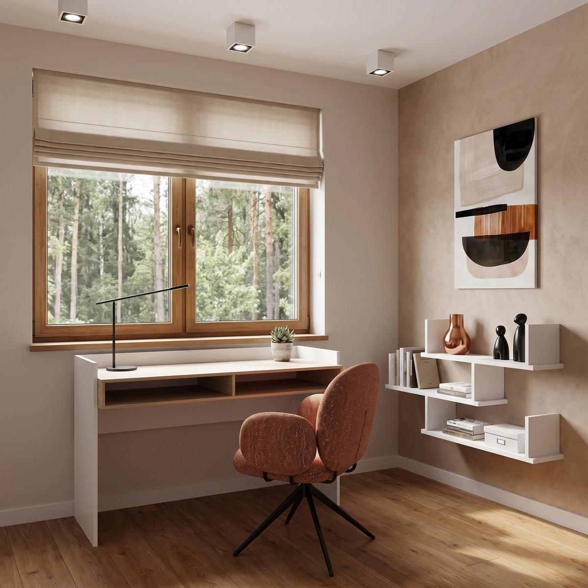 WANDREGAL mit 3 Böden Kassi 119 cm - Weiß, Holzwerkstoff (119/54.9/18cm) - Selsey