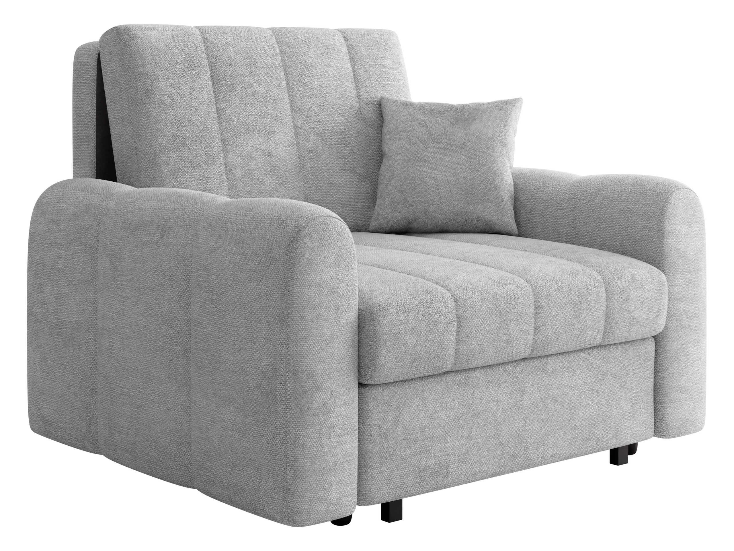 SCHLAFSESSEL Viva Moon I - Hellgrau/Schwarz, Holz/Metall (118/85/98cm) - MIRJAN24