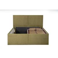 POLSTERBETT Milano Currygelb 140 x 200 x 32 cm Bettkasten Mit hochwertiger Matratze H3 (bis 120 kg) und Lattenrost - Currygelb, Holz (140/200cm) - Halmon Schlafkomfort Betten 