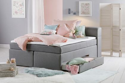 Stauraum schaffen im Schlafzimmer | Stauraumbetten mömax