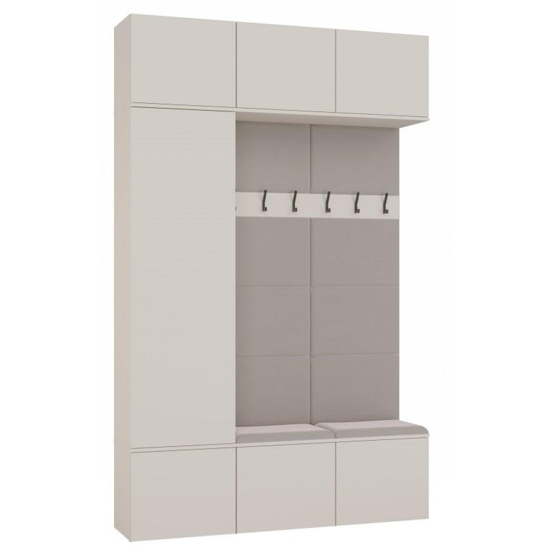 GARDEROBENSCHRANK modern, Schrank Set Kleiderschrank - Schuhschrank Kaschmir 150/238/35 - Kaschmir, Holzwerkstoff (150/238/35cm) - RAUMHIRSCH FURNITURE