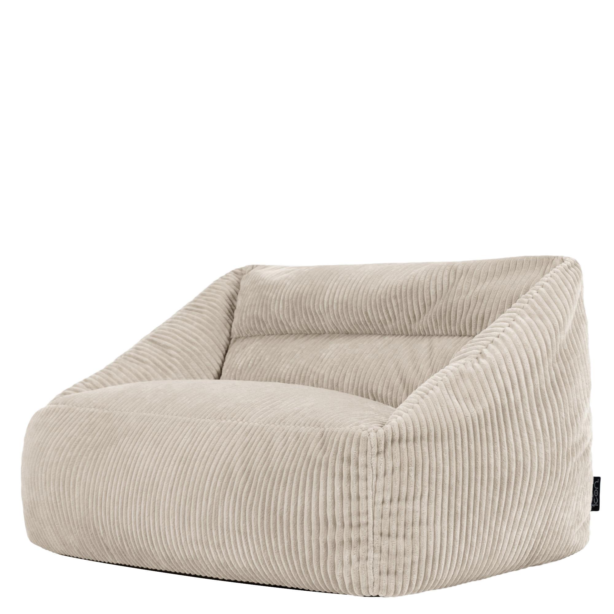 KINDERSITZSACK Sofa Cecilia - Beige, Textil (95/44/55cm) - icon