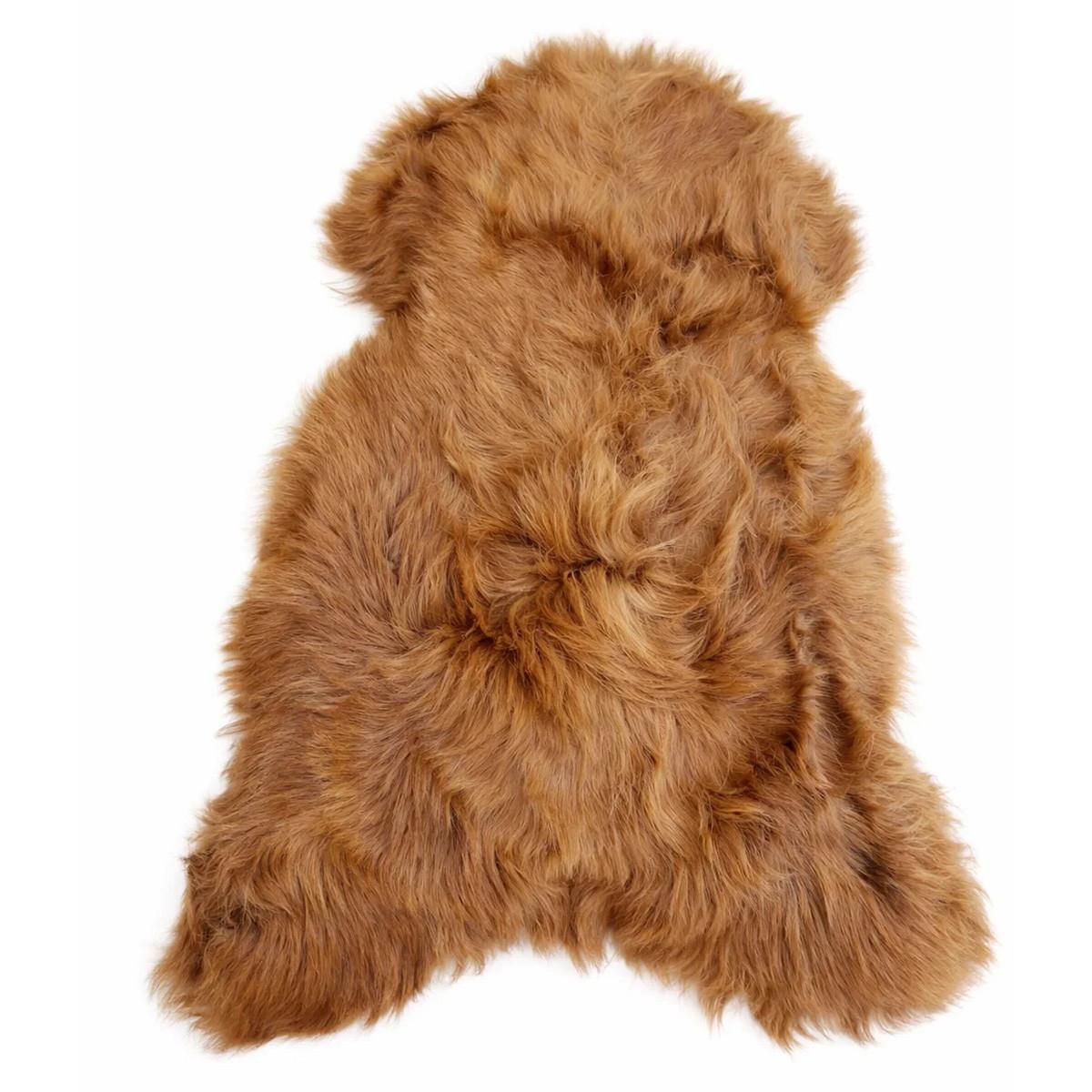 SCHAFFELL Langhaar skandinavisch weich chromfrei Ginger ca. 125 cm - Rotbraun, Fell (70/125cm) - Provellus