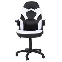 BÜROSTUHL Schwarz, Weiß - Schwarz/Weiß, Textil (62/116/57cm) - MCW