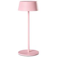 KABELLOSE LED Tischlampe mit Dimmer Metall Rosa Guder - Pink, Metall (15/15/36cm) - Beliani