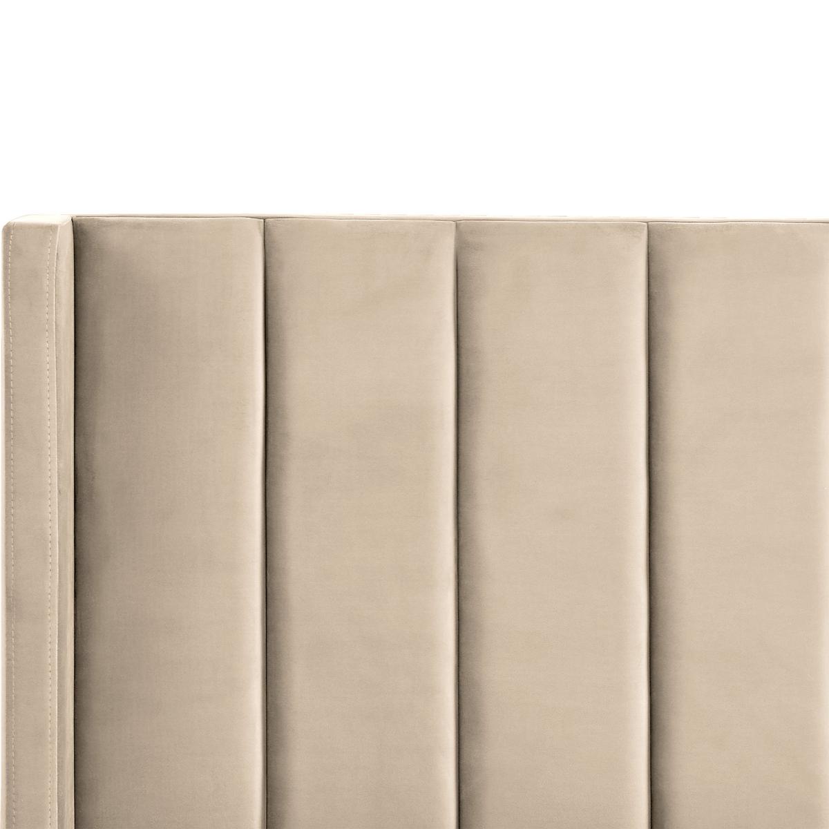 BETT mit Lattenrost 140x200 cm Beige Villette - Beige, Textil (140/200cm) - Beliani