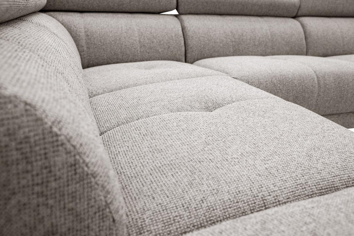 ECKSOFA FIERO 5-Sitzer mit 1 Relaxfunktion, taupe - Taupe, Holzwerkstoff/Textil (228/290cm) - Wozimo
