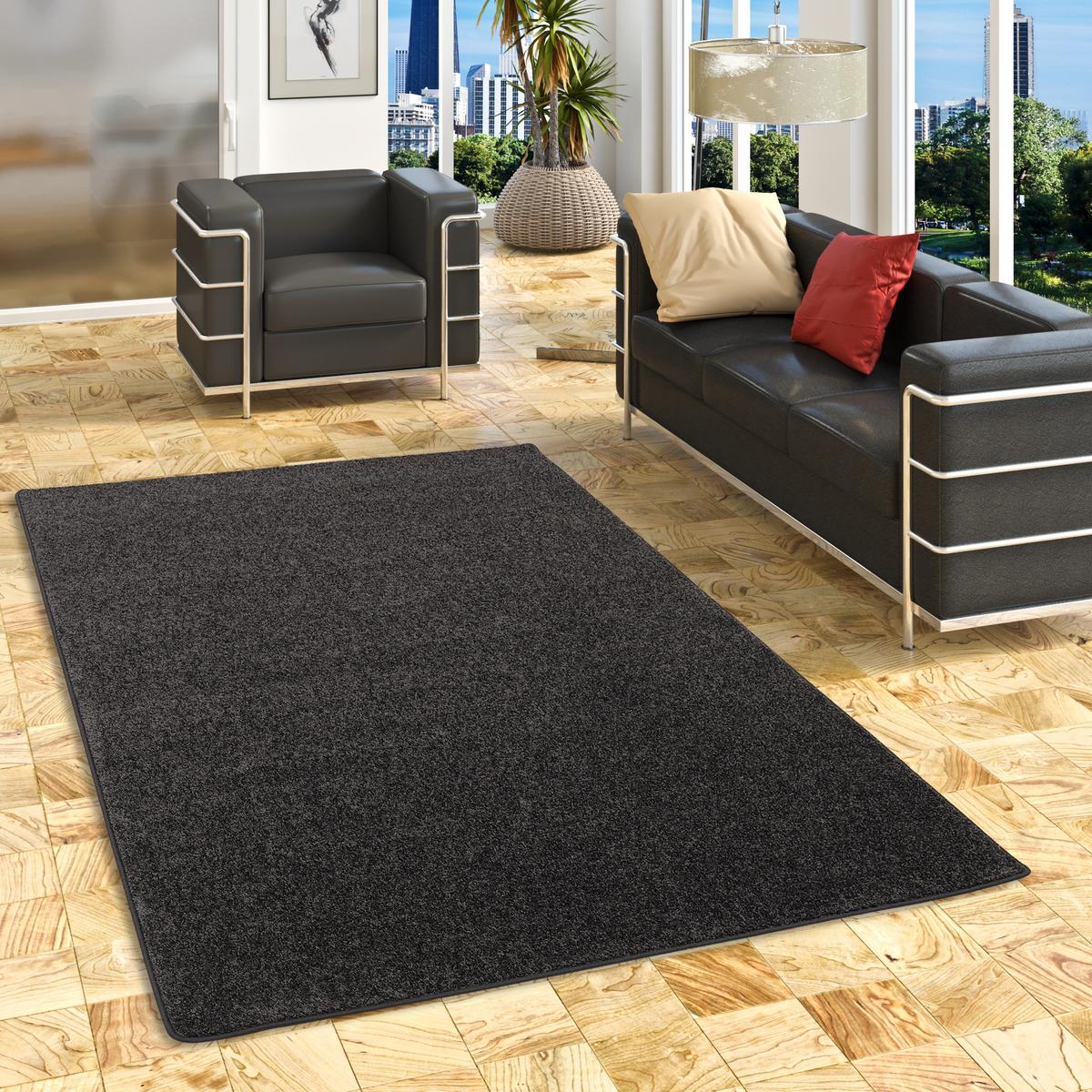 HOCHFLOR LANGFLOR TEPPICH COTTAGE - Anthrazit, Textil (160/240cm) - Snapstyle