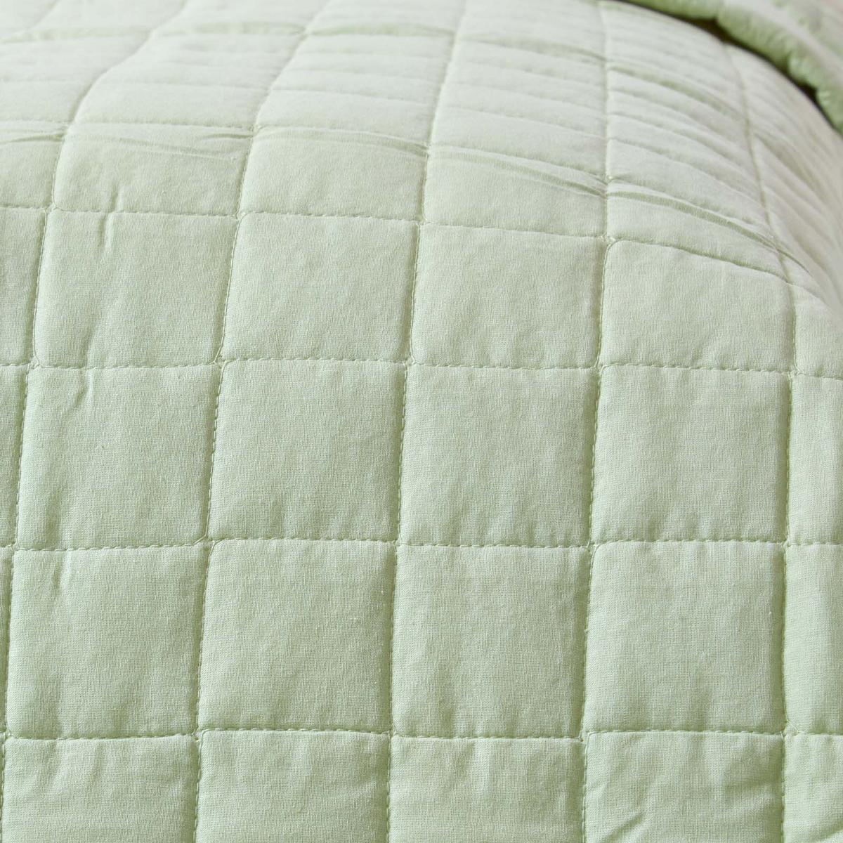 TAGESDECKE gesteppt mit Wende-Design, 150/200 cm - Salbeigrün, Textil (150/200cm) - Homescapes
