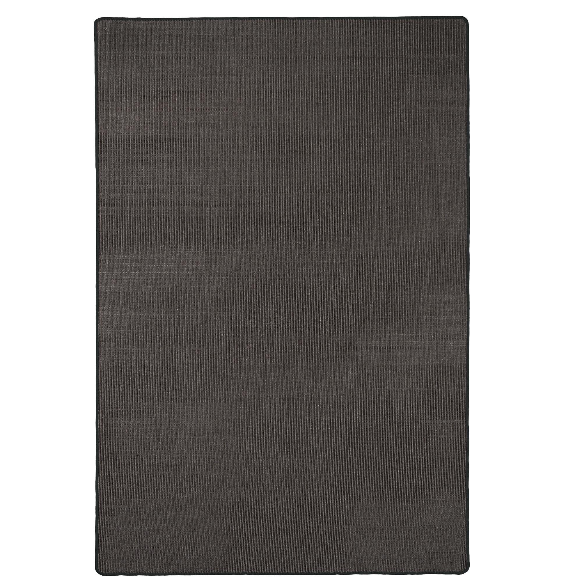 SISAL NATUR TEPPICH KLASSISCH - Schwarz, Textil (80/160cm) - Snapstyle