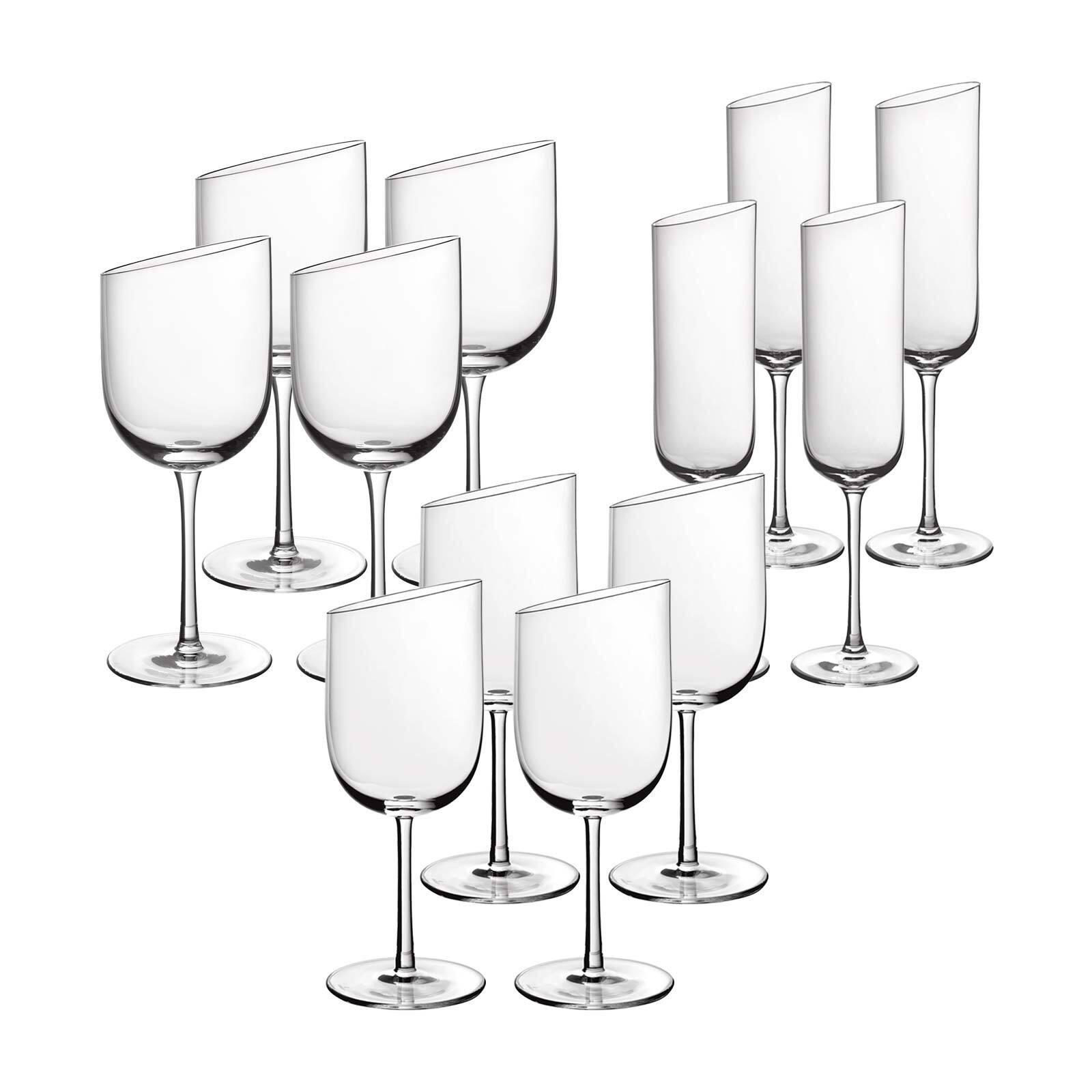 WEIN- UND SEKTGLÄSER NewMoon transparent 12er Set - Transparent, Glas - Villeroy & Boch