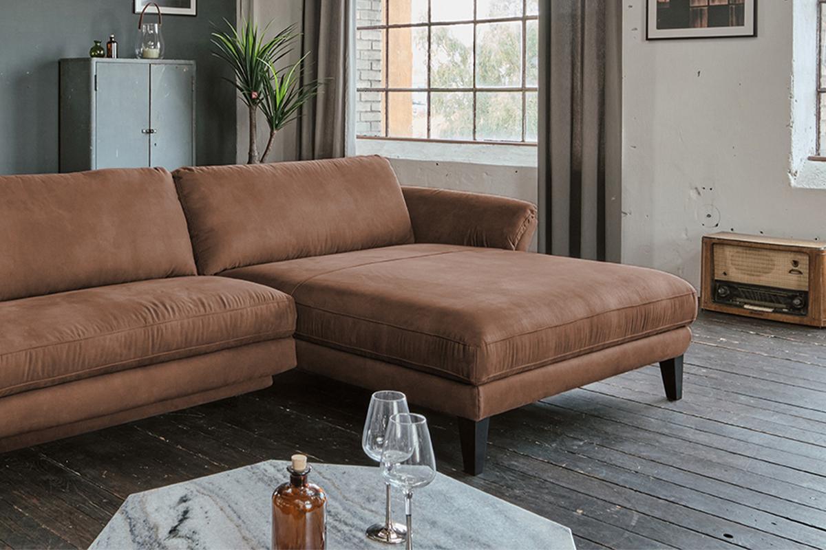 ECKSOFA MIT MOTORISCHER RELAXFUNKTION MALTA Braun Webstoff Relaxfunktion - Schwarz/Braun, Buchenholz/Textil (302/175cm) - KAWOLA