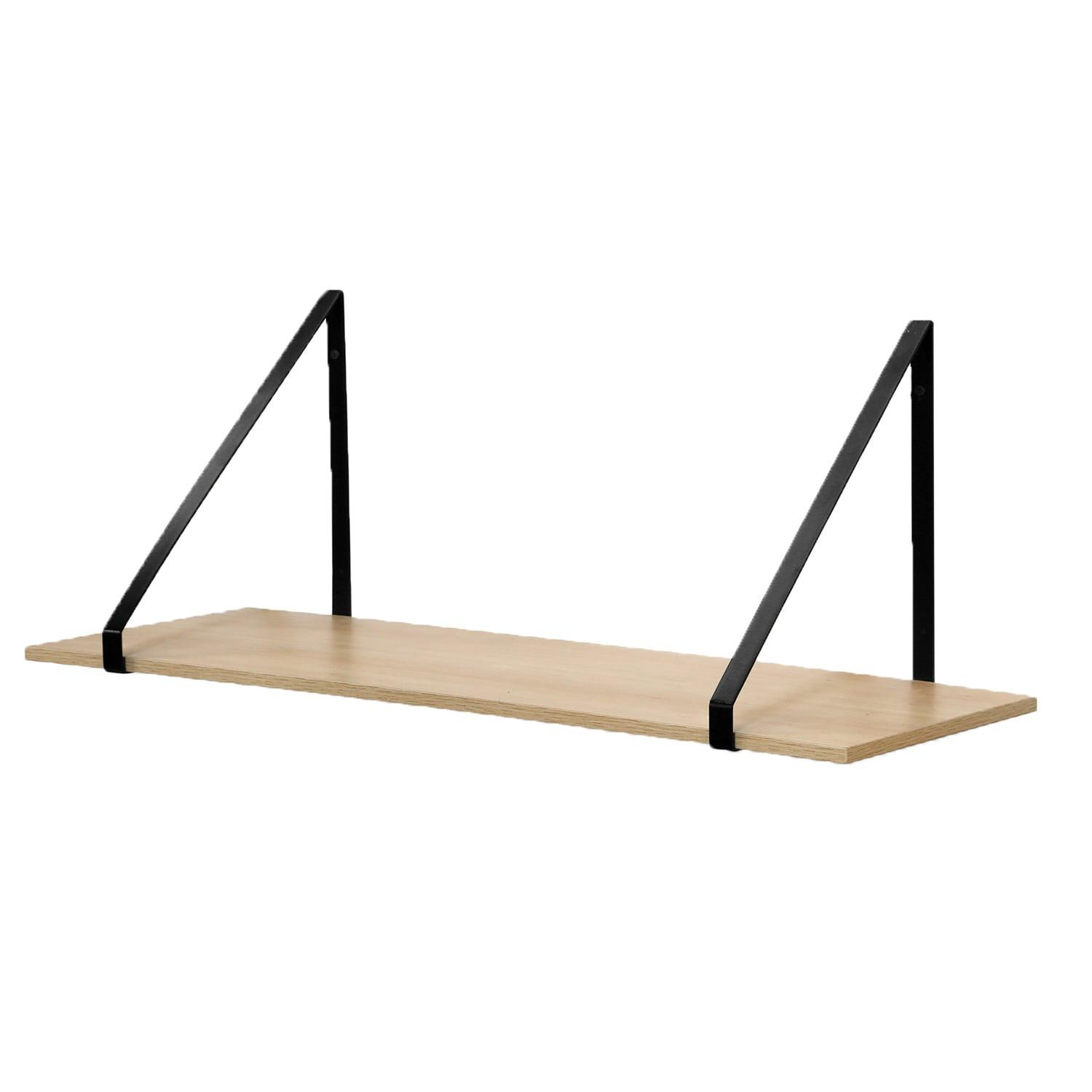 WANDREGAL mit besonders großer Tiefe - T29.5cm - Eschefarben, Holzwerkstoff (29.5/30/4cm) - Calicosy