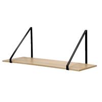 WANDREGAL mit besonders großer Tiefe - T29.5cm - Eschefarben, Holzwerkstoff (29.5/30/4cm) - Calicosy
