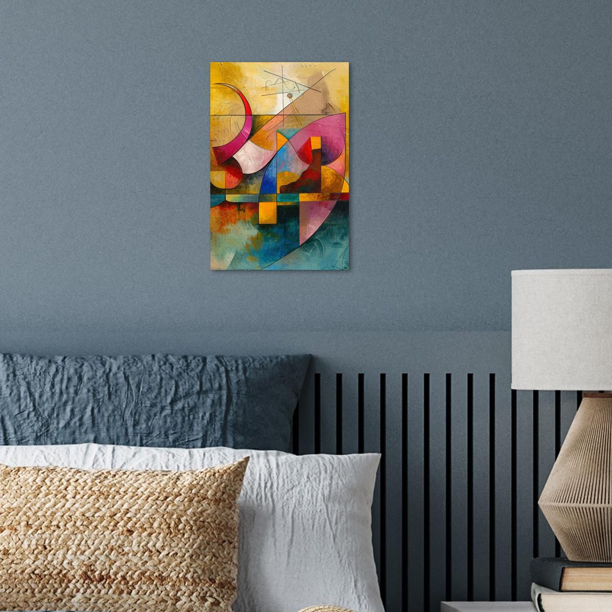 POSTER Kunst - Abstrakt - Modern Room Decor 20x30 cm - Gelb, Papier (20/30/0.1cm) - MuchoWow