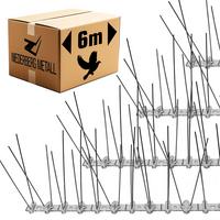 TAUBENABWEHR Kunststoff 6m - Grau, Kunststoff (1.3/11.5cm) - Niederberg Metall