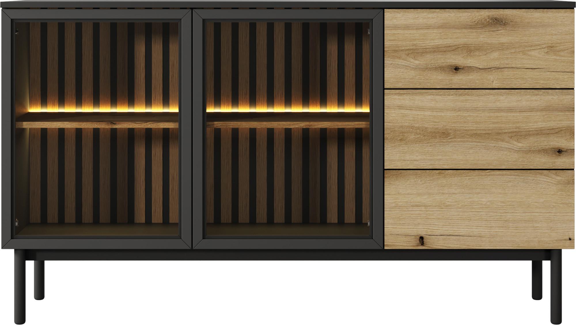 SIDEBOARD Holmric in Evoke Eiche 150/85/39 cm - Eichefarben, Holz/Holzwerkstoff (149.9/84.8/39.4cm) - WFL GROUP