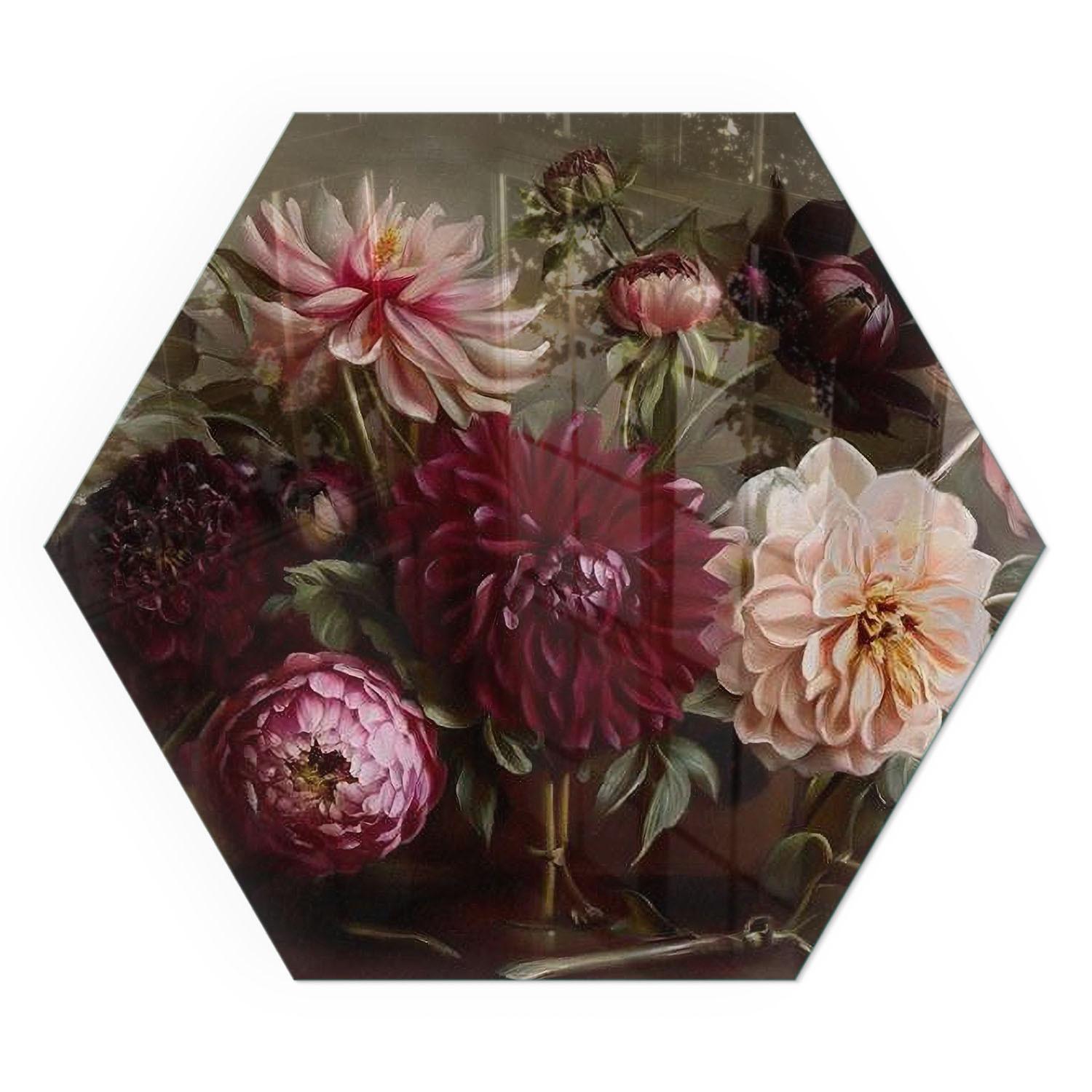 GLASPLATTE für Kamin h40 cm - Weinrot, Glas (40/40/0.4cm) - TULUP