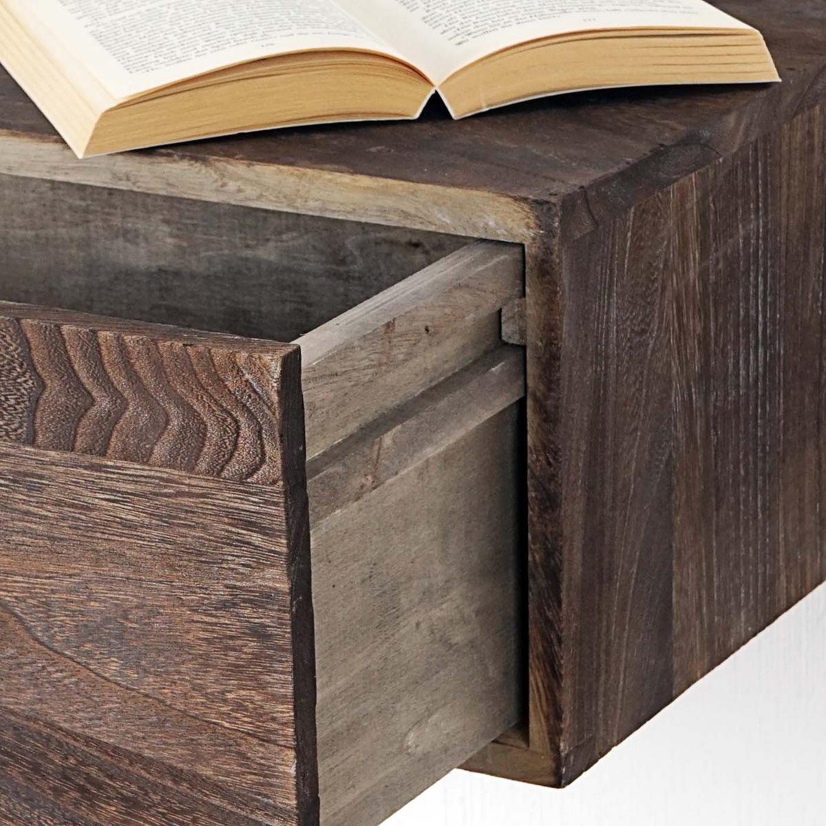 WANDREGAL Braun - Braun, Holz (46/21/30cm) - MCW