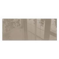GLASPLATTE für Kamin 125x50 cm - Braun, Glas (125/50/0.4cm) - TULUP