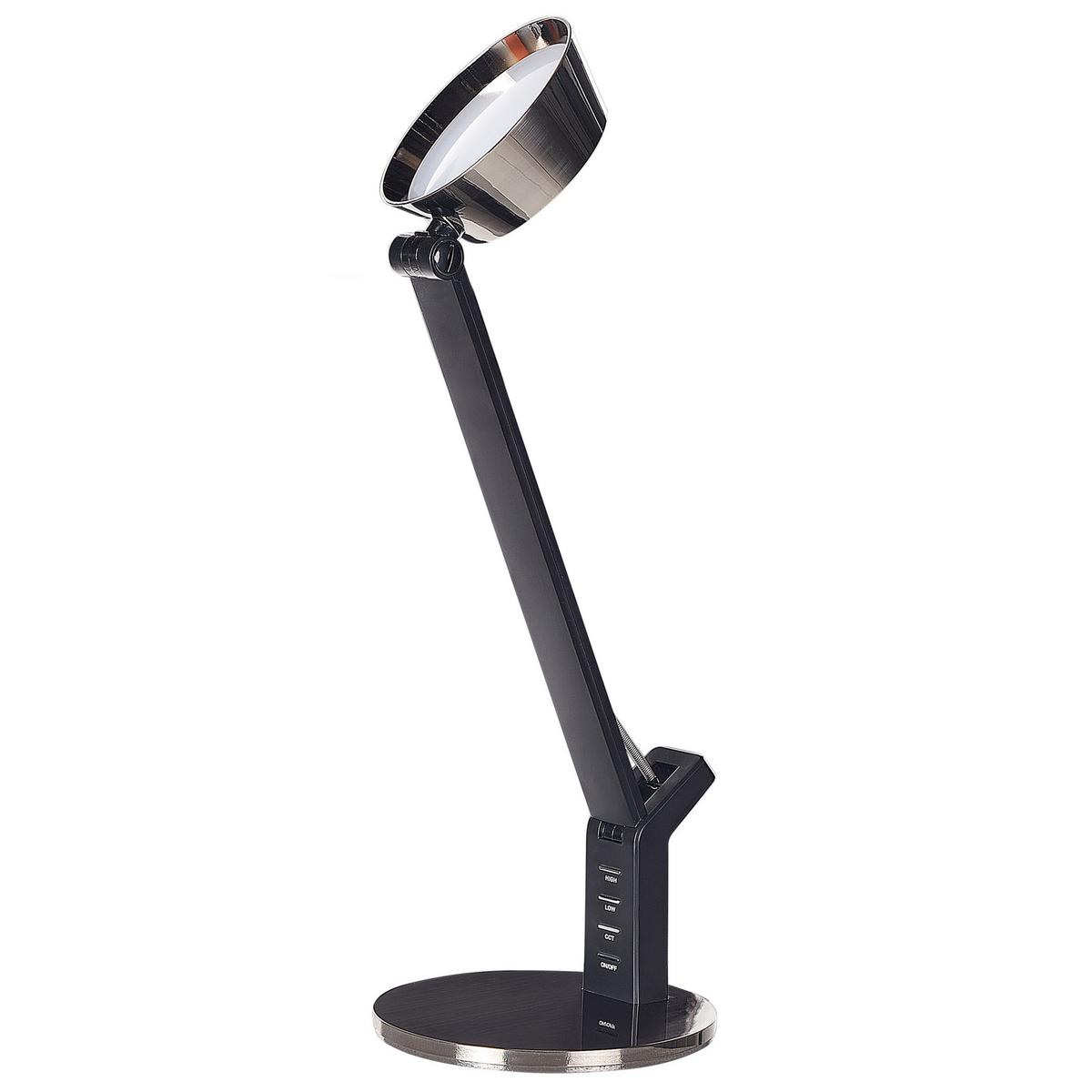 SCHREIBTISCHLAMPE Chamaeleon 17/17/40 cm - Messingfarben, Metall (17/17/40cm) - Beliani