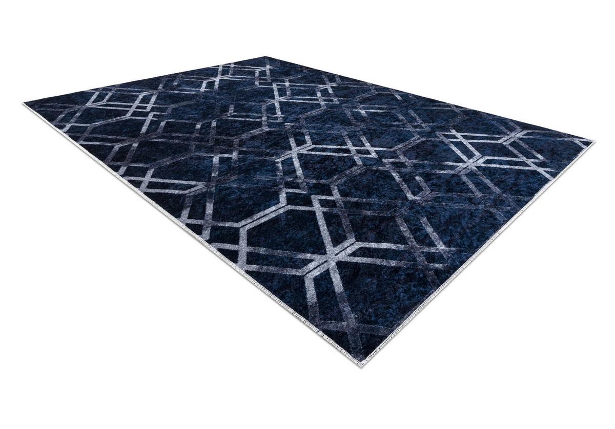 TEPPICH Miro 120/170 cm - Blau, Textil (120/170cm) - rugsX
