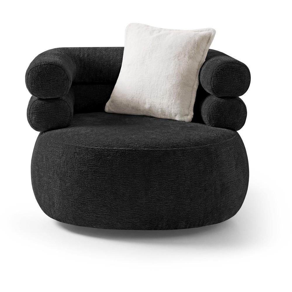 Beautysofa SESSEL Nano, Drehsessel mit runder Form, Schwarz online kaufen ➤ mömax