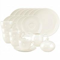 KAFFEESERVICE Savona Fine Diamond creme 20-tlg. - Creme, Keramik (2/2/2cm) - Seltmann Weiden