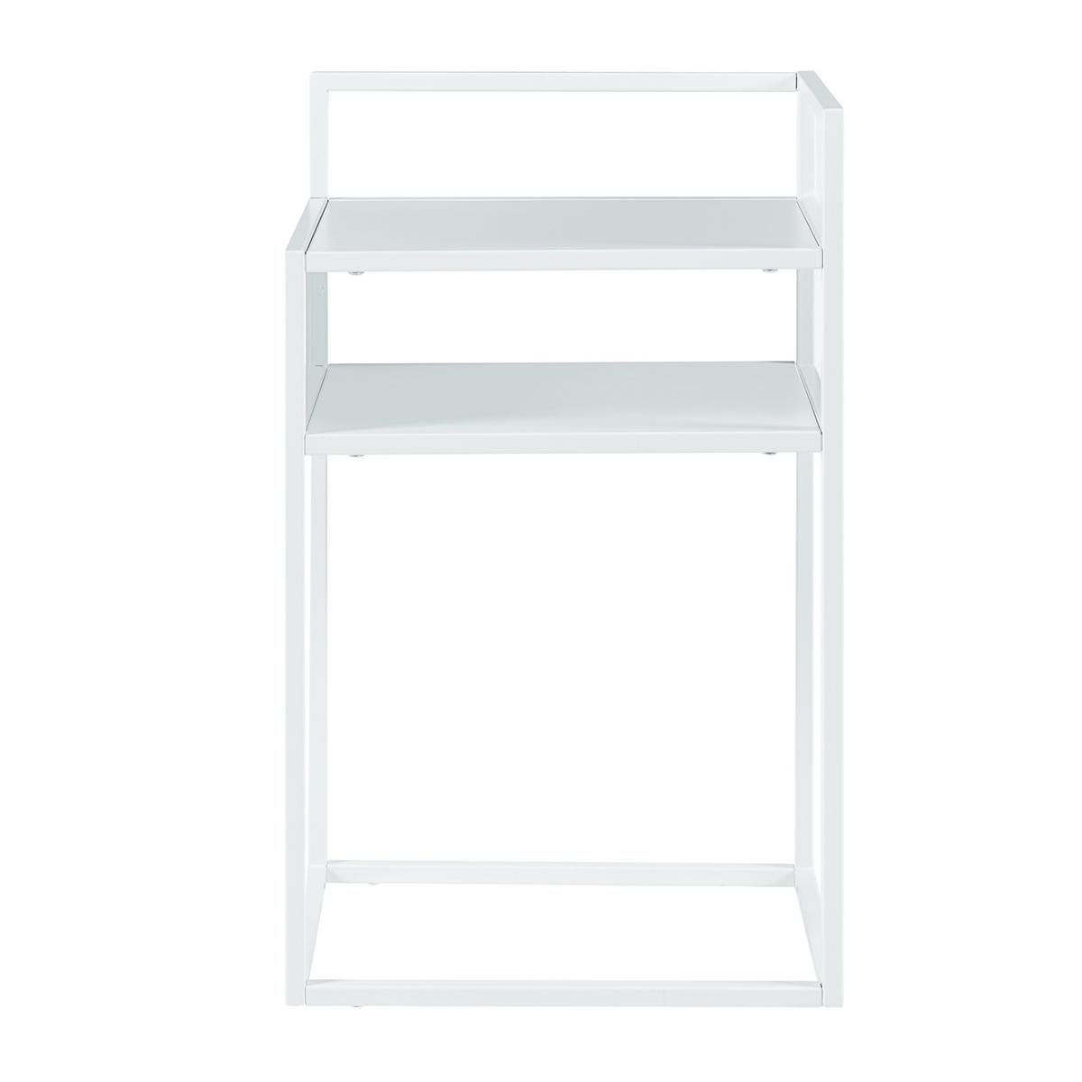 BEISTELLTISCH Riihimäki - Weiß, Metall (30/40/65cm) - [en.casa]
