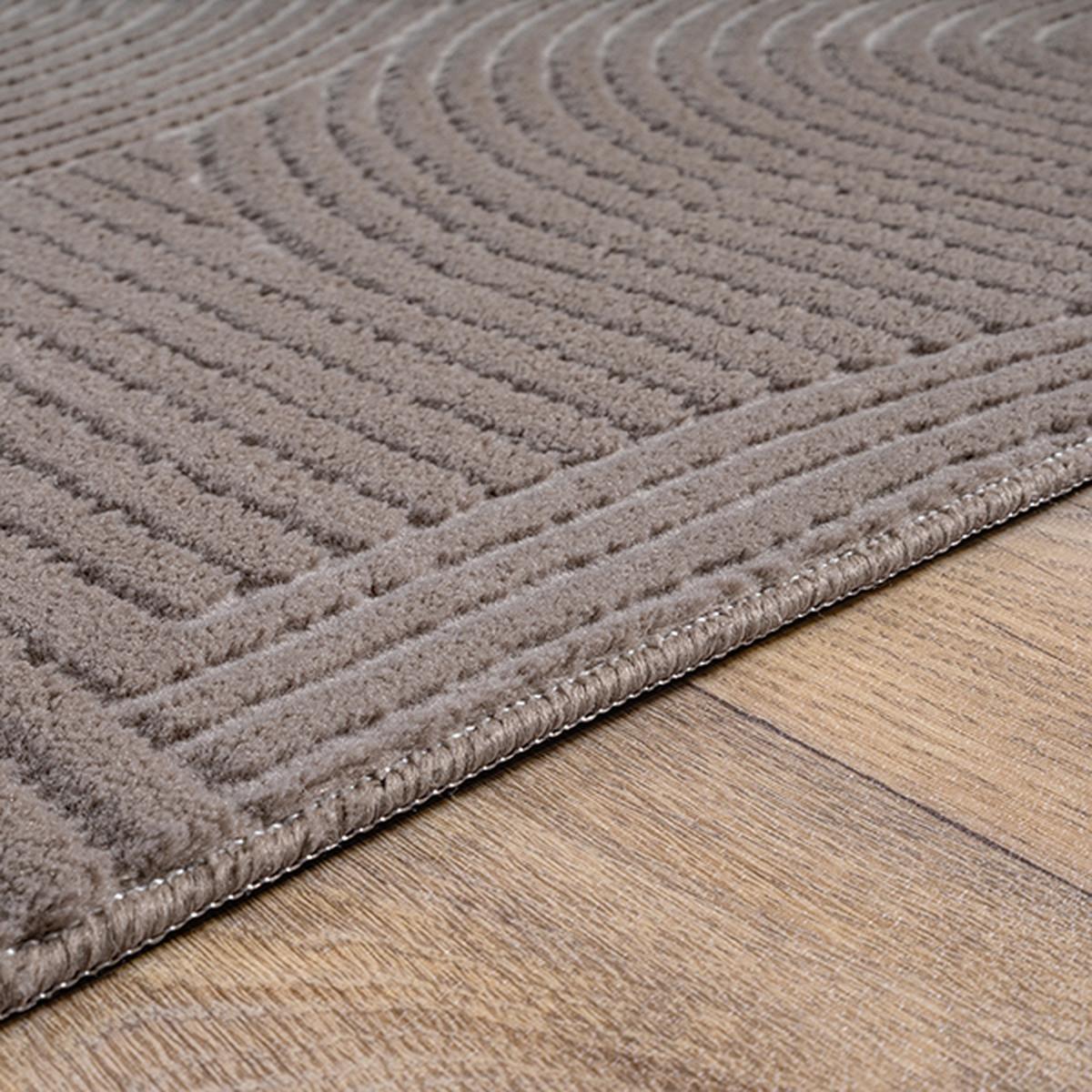 TEPPICHLÄUFER Antirutsch Geometrisch DALAR Polypropylen Beige 80 x 150 cm - Beige, Textil (80/150cm) - KADIMA DESIGN