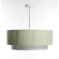 HÄNGELEUCHTE Grün 40/86 cm - Weiß/Grün, Kunststoff (16/0.4/86cm) - ONZENO