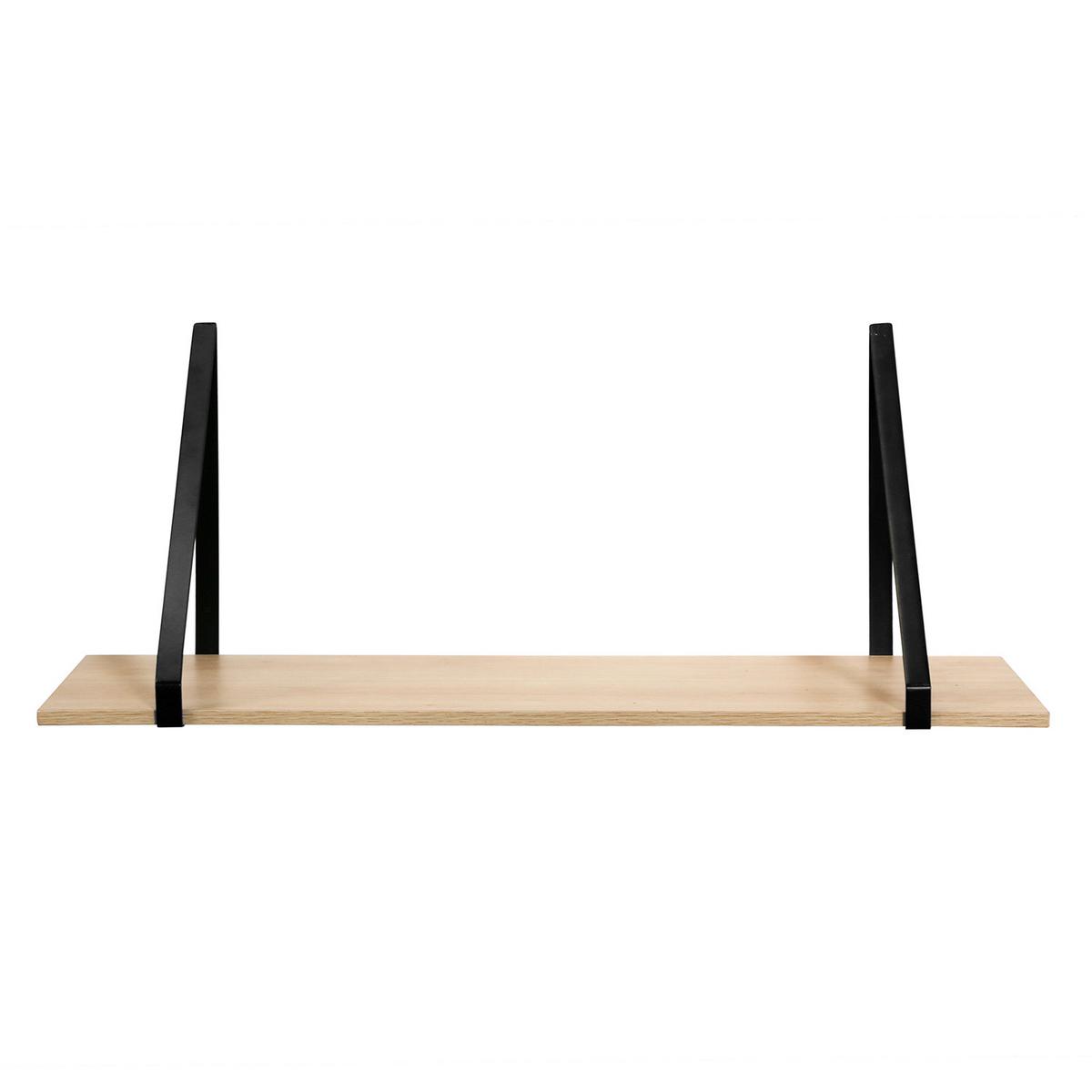 WANDREGAL mit besonders großer Tiefe - T29.5cm - Eschefarben, Holzwerkstoff (29.5/30/4cm) - Calicosy