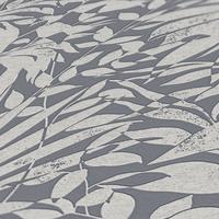 VLIESTAPETE Grau 53/1005 cm - Silberfarben, Textil (53/1cm) - KUNSTLOFT