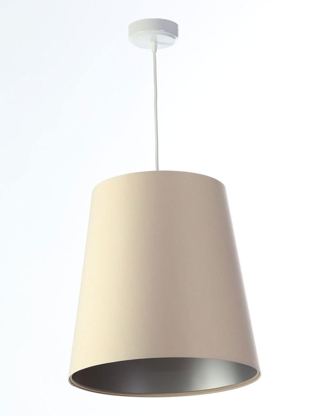HÄNGELEUCHTE Silber 30/37 cm - Beige, Kunststoff (30/0.8/37cm) - ONZENO