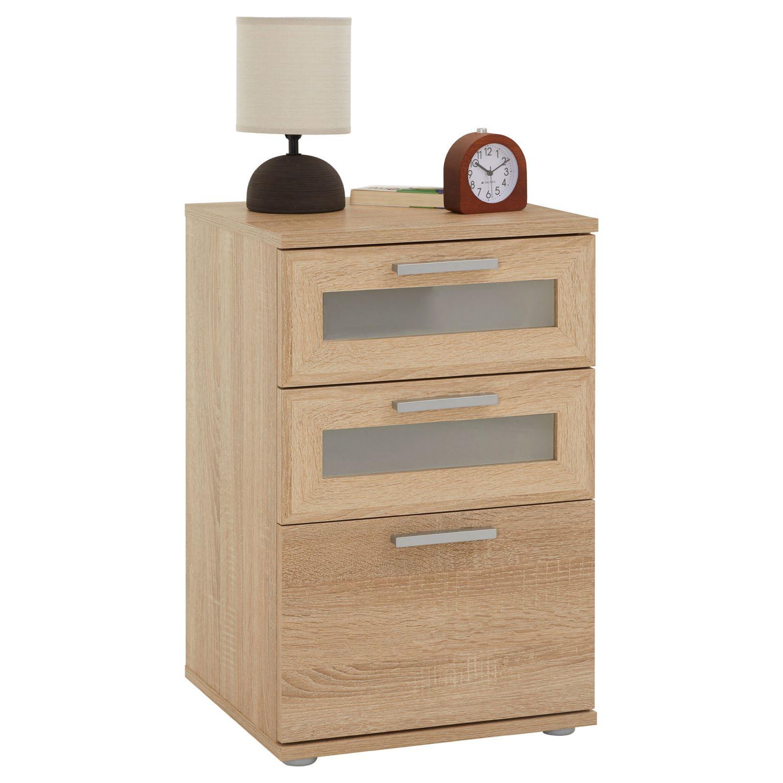 NACHTTISCH MARIKE - Sonoma Eiche, Holzwerkstoff (40/63/38cm) - CARO-Möbel