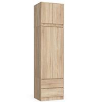 KLEIDERSCHRANK Eiche Sonoma 234/60/51 - Sonoma Eiche, Holzwerkstoff (60/234/51cm) - RAUMHIRSCH FURNITURE