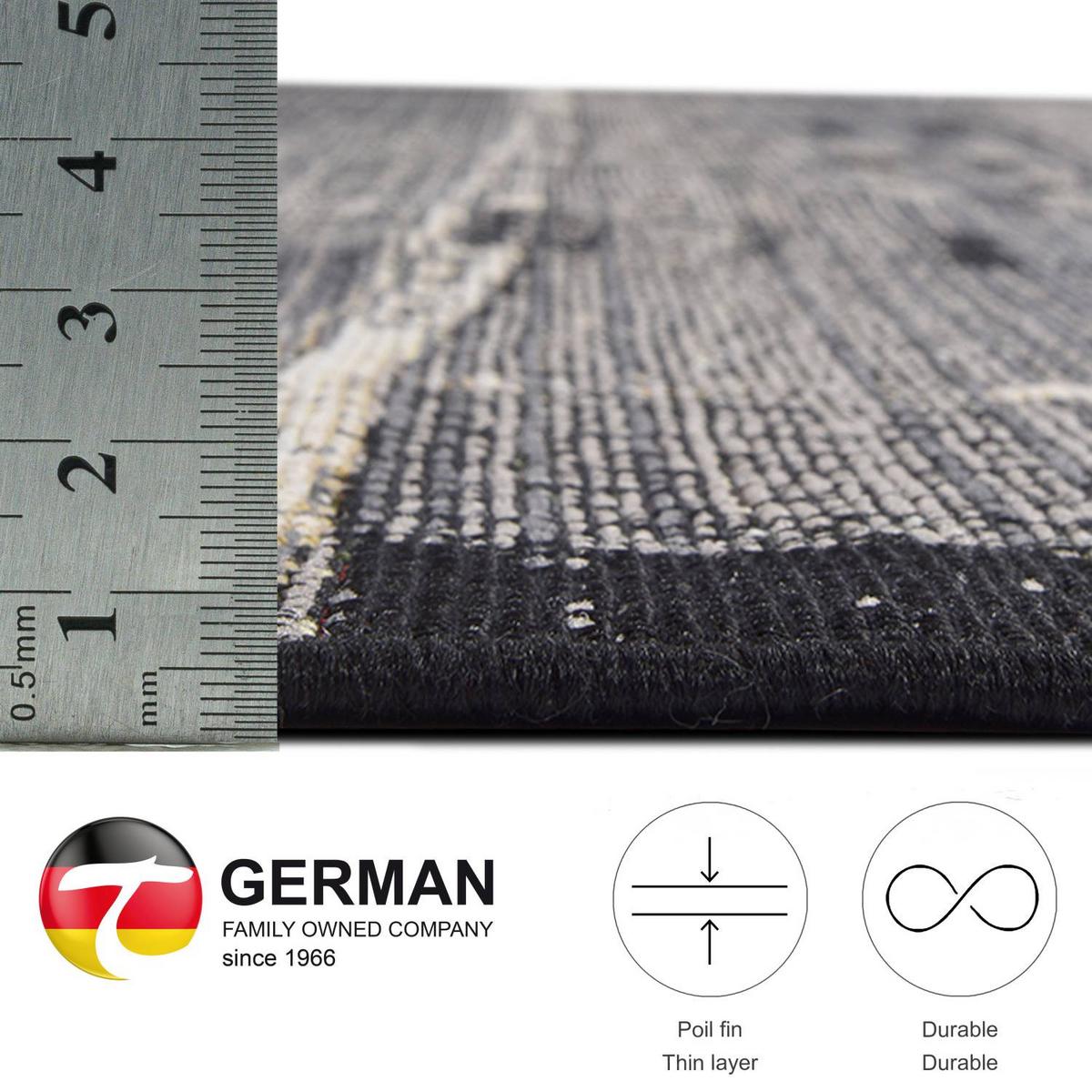 OUTDOORTEPPICH Aurora 80x165 cm - Grau, Textil (80/165cm) - Gino Falcone