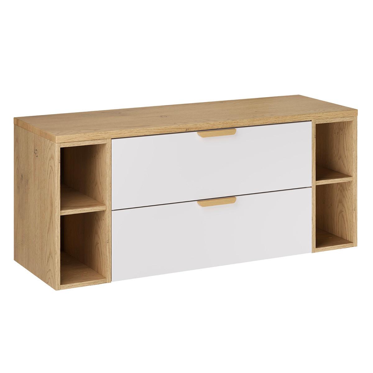 WASCHTISCHUNTERSCHRANK 120.6cm Oria Weiß - Weiß, Holzwerkstoff (120.6/50/46.5cm) - Petits-meubles