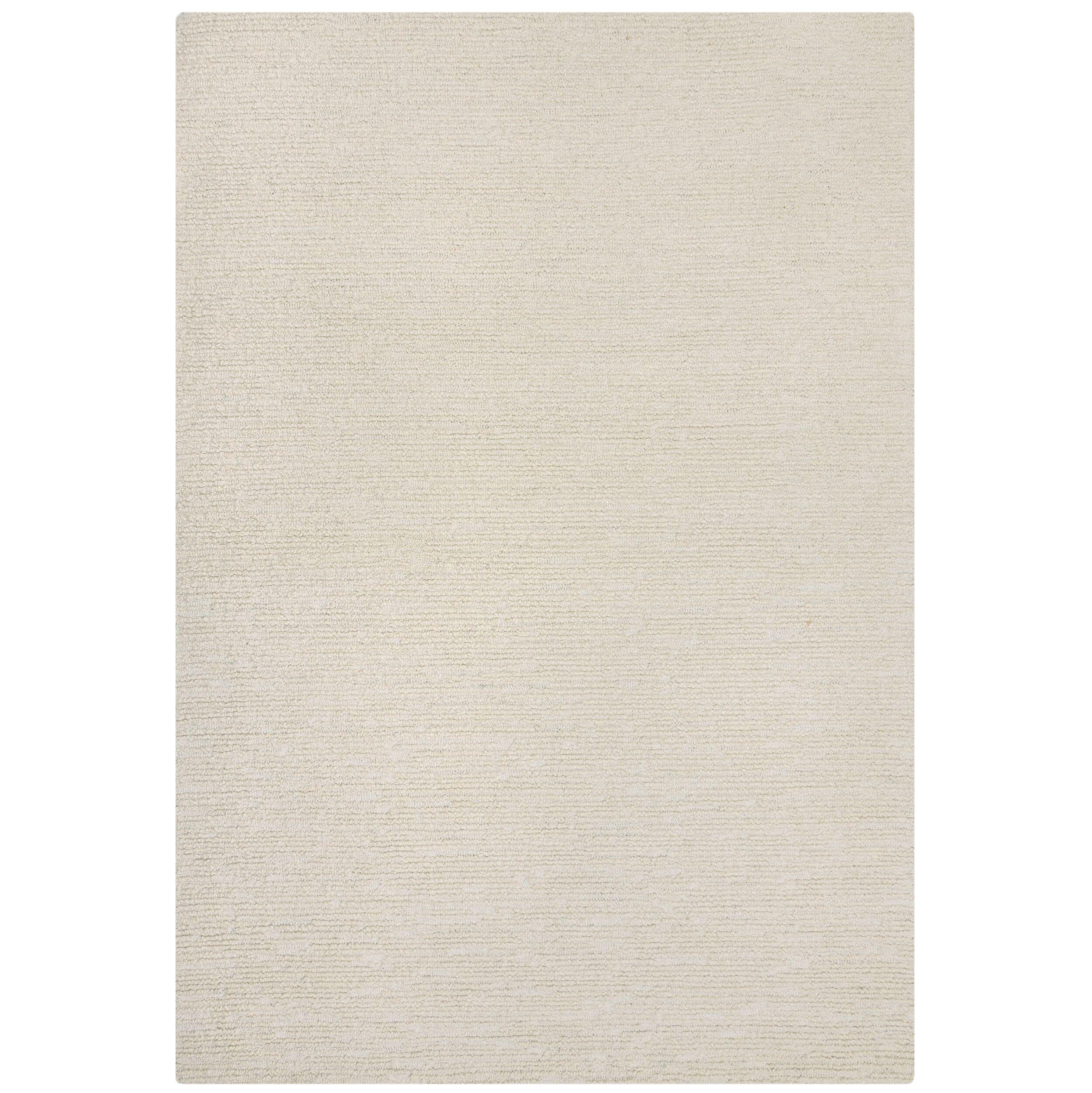 WOLLTEPPICH ALNE, einfarbig, Creme, 120 x 170 cm - Creme, Textil (170/120cm) - KADIMA DESIGN