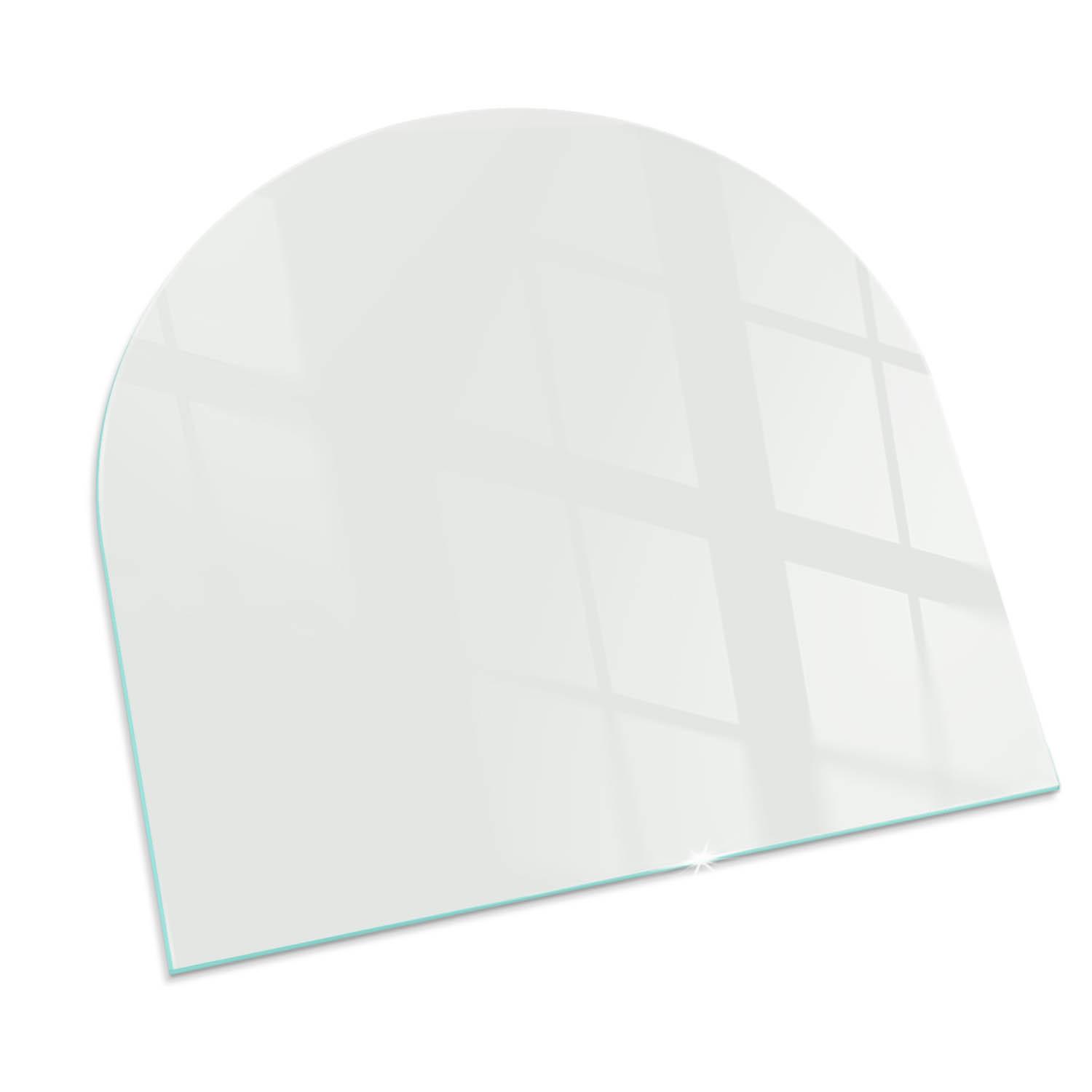 GLASPLATTE für Kamin 100x100 cm - Grau, Glas (100/100/0.4cm) - TULUP