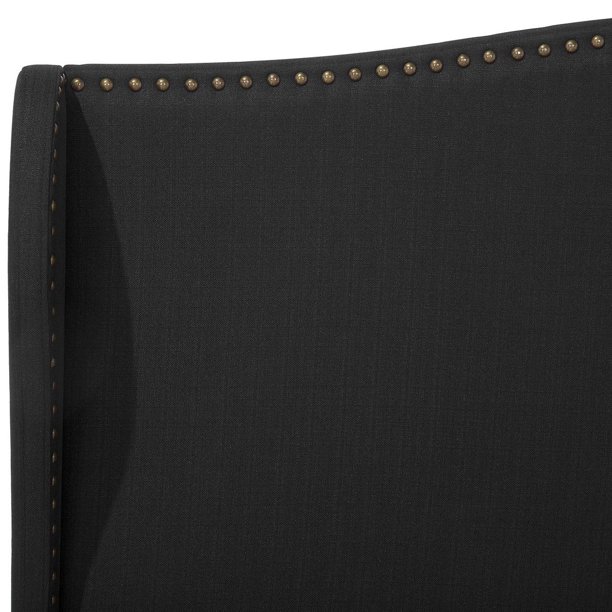 POLSTERBETT 180/200cm Schwarz Colmar - Schwarz, Textil (180/200cm) - Beliani