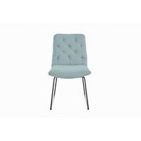 ESSZIMMERSTUHL NEW CHARME Hellblau Cord (1er-Set) - Hellblau, Textil (52/87/66cm) - KAWOLA