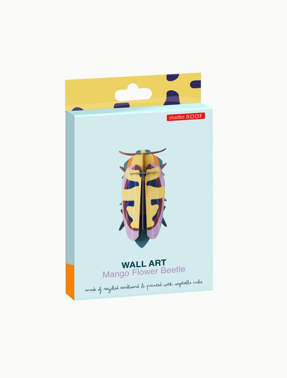 WANDDEKO Zitronenkäfer 6/6 cm - Multicolor, Wellpappe (6/6/12cm) - Studio Roof