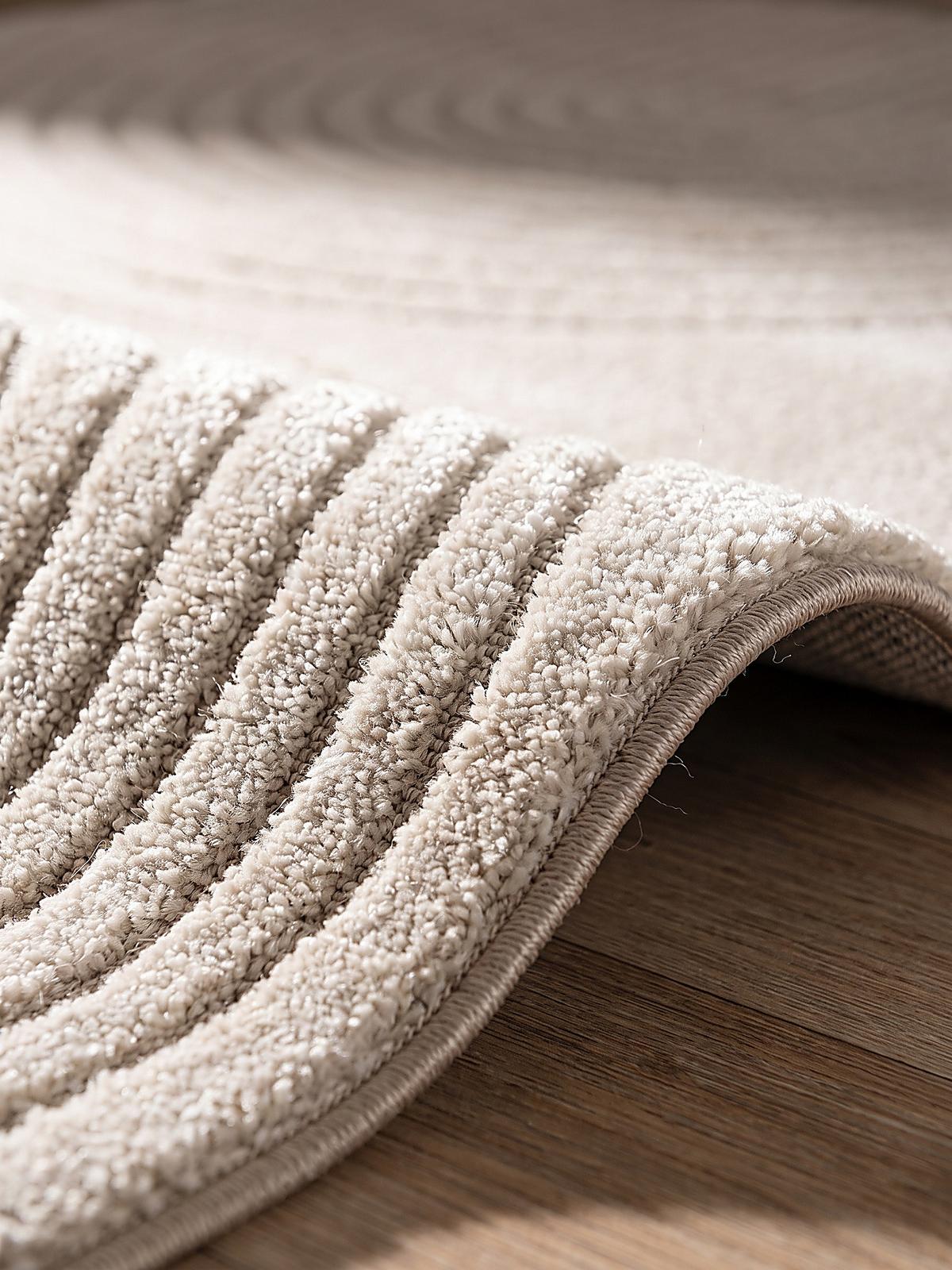 TEPPICHLÄUFER Geometrisch MUOTA Polypropylen Beige 80 x 150 cm - Beige, Textil (80/150cm) - KADIMA DESIGN