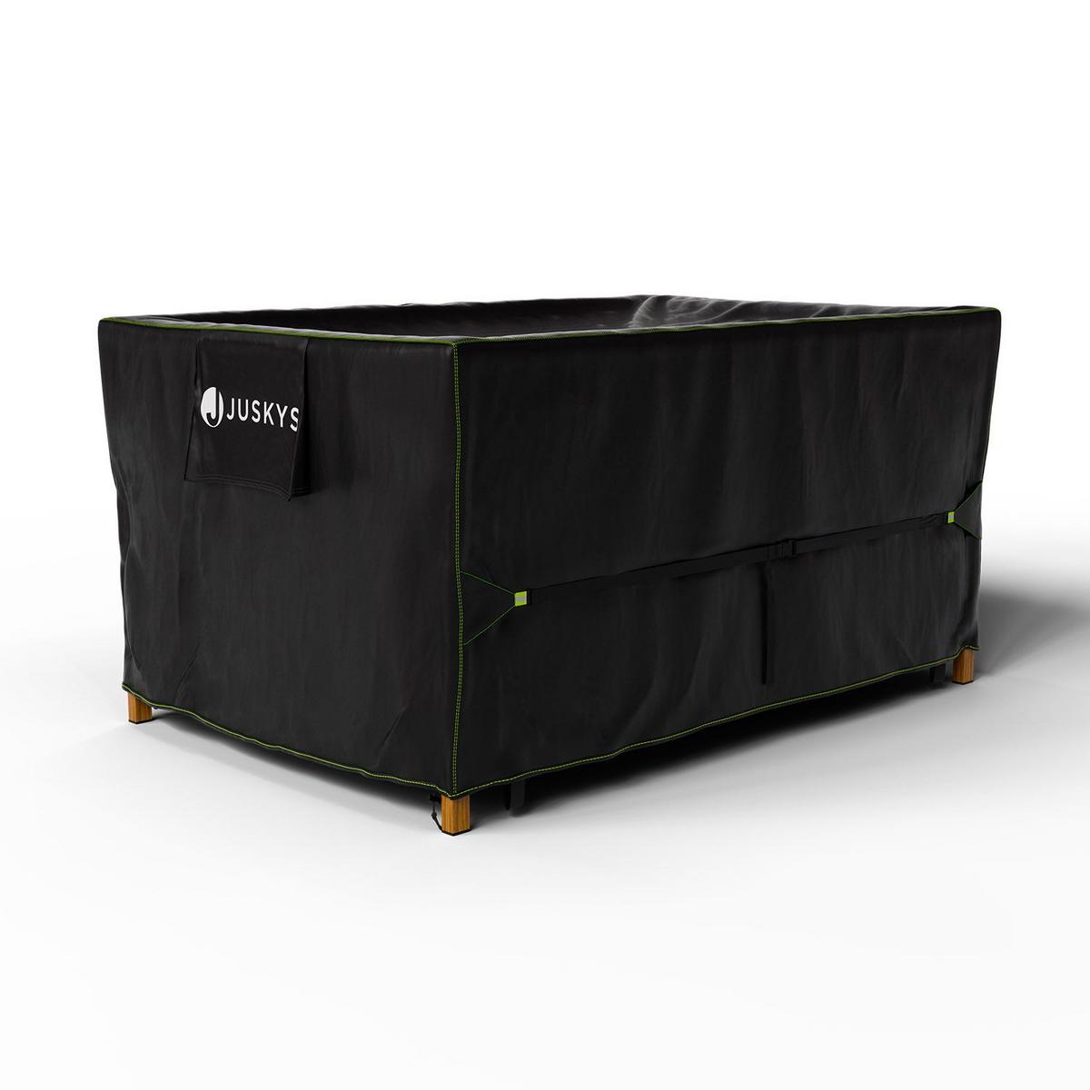 GARTENMÖBELABDECKUNG CoverSafe Pro schwarz - Schwarz, Kunststoff (100/75/160cm) - Juskys