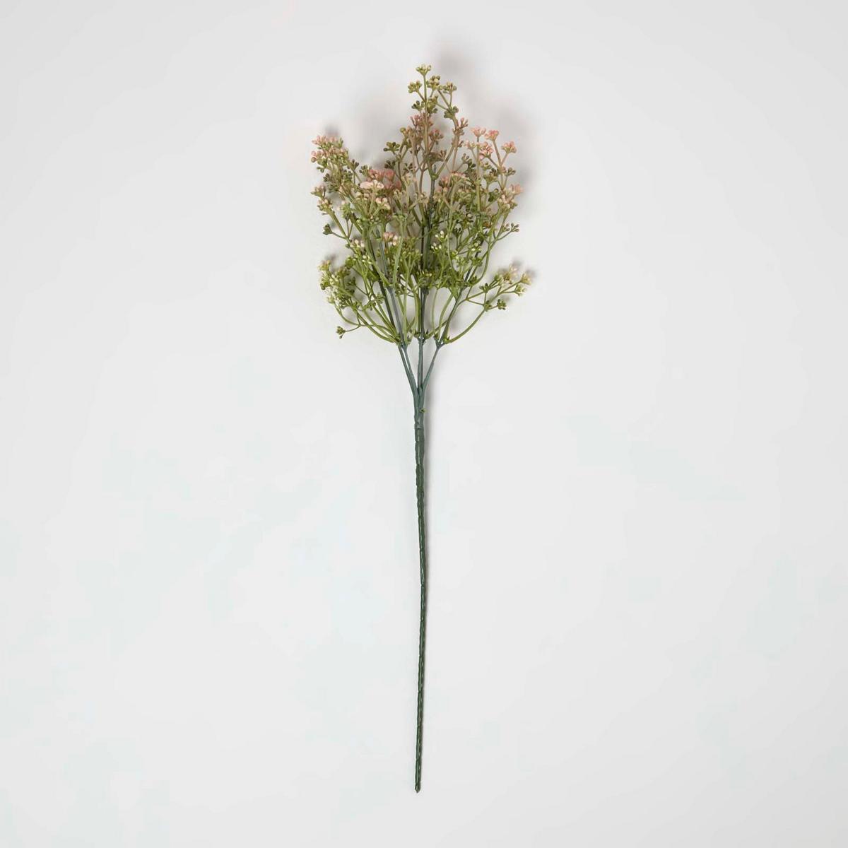 DEKOZWEIG Schleierkraut-Knospen, langstielig 58 cm - Rosa, Kunststoff (58cm) - Homescapes