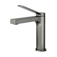 WASCHTISCHARMATUR Anthrazit 19,5/17,3/4,6 cm - Anthrazit, Metall (17.3/4.6/19.5cm) - EMKE