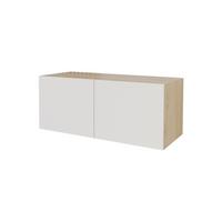LOWBOARD ELIO-W 100x40x40 cm - Artisan / Weiß - Eiche Artisan, Holzwerkstoff (100/40/40cm) - ALTDECOR