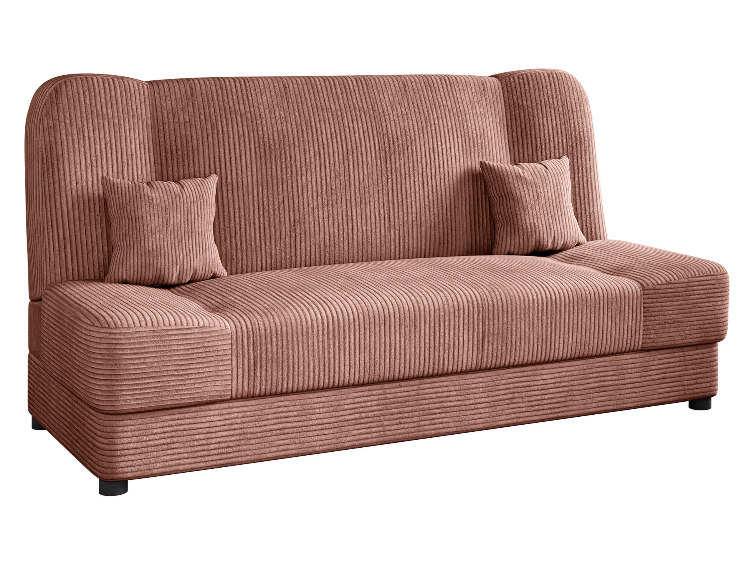 SCHLAFSOFA Jonas Cord - Rosa, Holz/Textil (195/86/87cm) - MIRJAN24